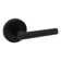 Milan Round Rose Dummy Lever In Matte Black