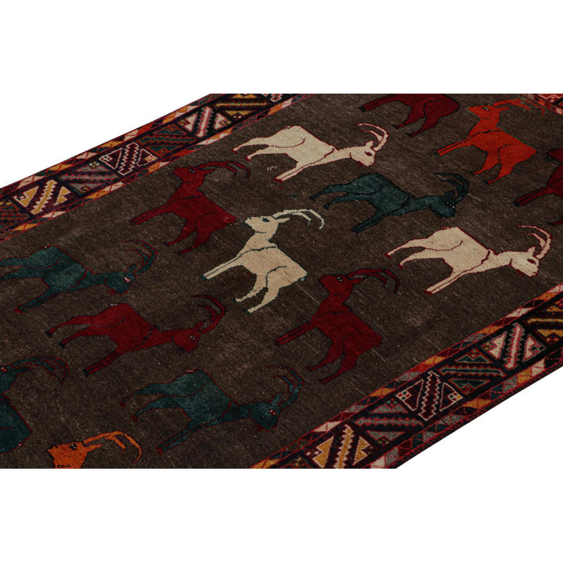 One-of-a-Kind 4'7" x 7'9" Hand Knotted Area Rug
