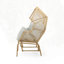 Fauteuil oscillant d'extérieur en osier-871695177