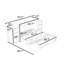 Lit escamotable en bois avec tablettes ouvertes et tiroir-1410300349-1410300347