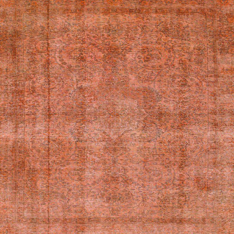 Tapis abstrait moderne 1275, Carré 7 pi