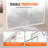 Semi-frameless Shower Door 57.7-59" x 70" SGCC Tempered Glass 1/4"-108734720
