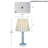 16.3" H Iron Table Lamp with Stacked Base-1006555416