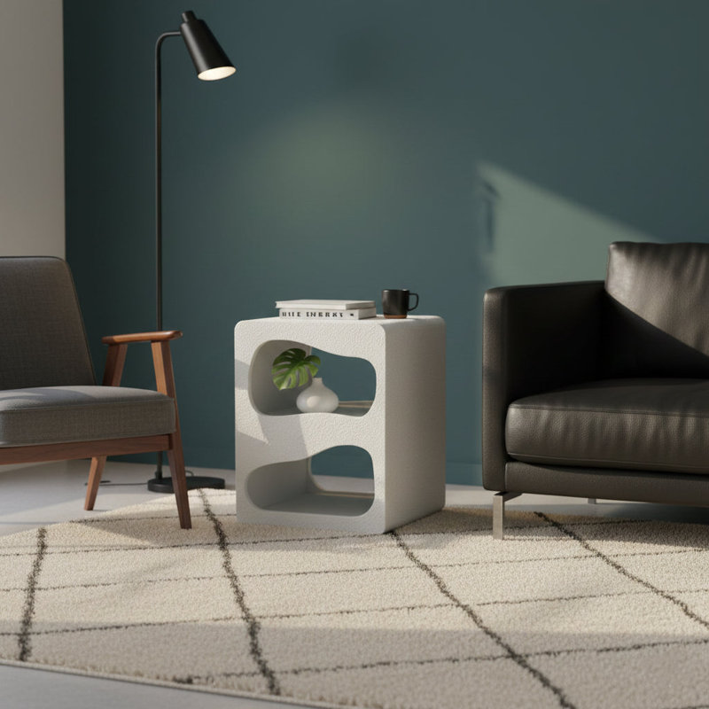 Solid Wood End Table