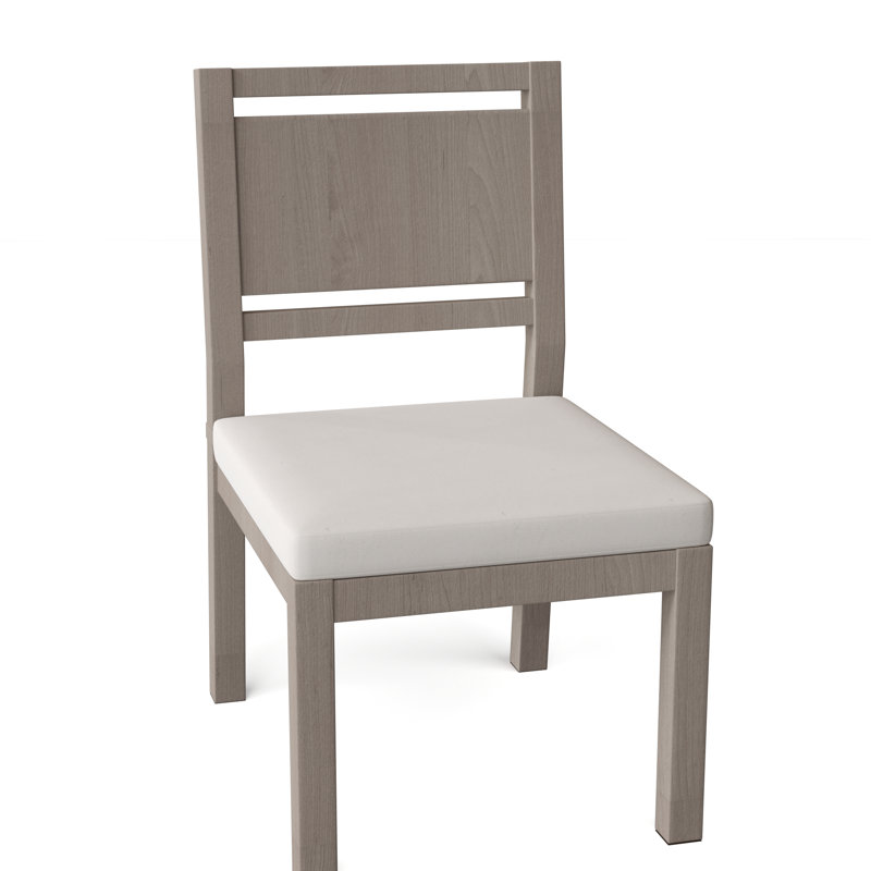 Chaise d'appoint en teck Avondale - Huître, Huître teck, Dentelle Rollo, Pas de soudure