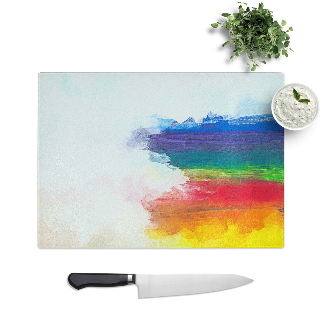 Tempered Glass Bridge Chopping Board
