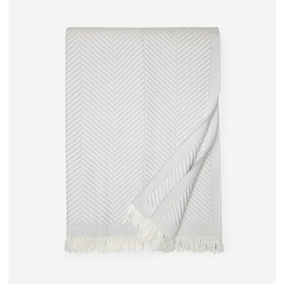 Costa Chevron Cotton Throw Blanket