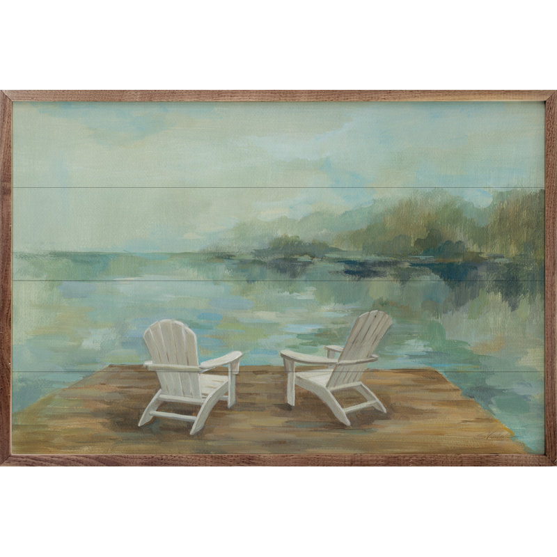Chaises Lakeside Retreat I par Silvia Vassileva, H 16 po x l 24 po