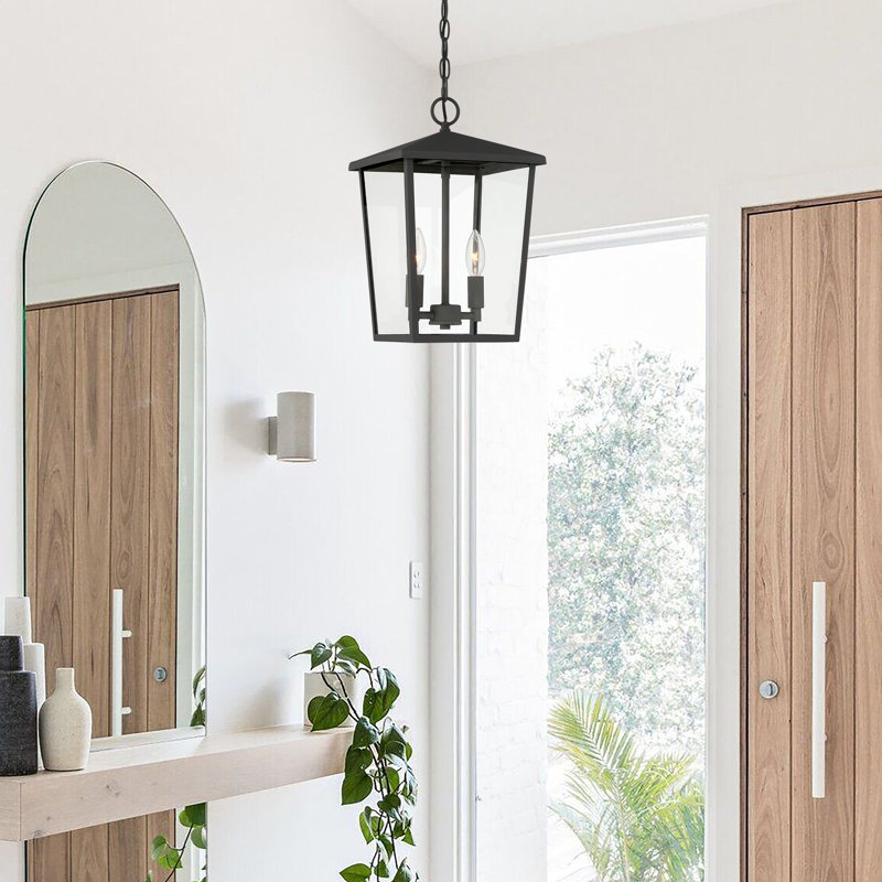 Lustre rectangulaire unique à 2 lumières Libora