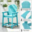 Chaise Adirondack d'extérieur en PEHD, tabouret de bar de patio-755435292