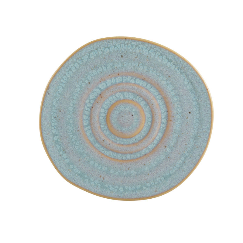 Gemstone Moonstone Stoneware Saucer