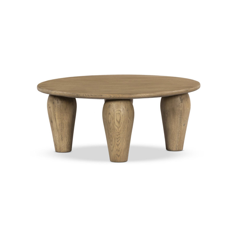 Table basse Kei, H 16 po x L 50 po x l 50 po, Brun moyen