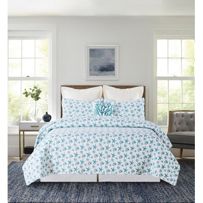 Maris Cotton Reversible Quilt Set