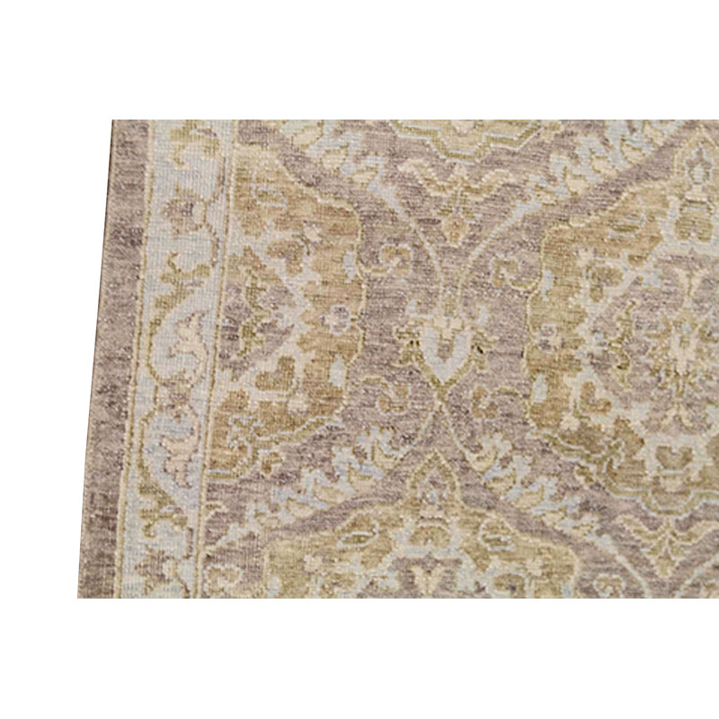 Hand-Knotted High-Quality Gray Area Rug