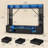 Entertainment Center For Tvs Up To 75", Wall Unit Tv Stand With & Led Lights, Black
