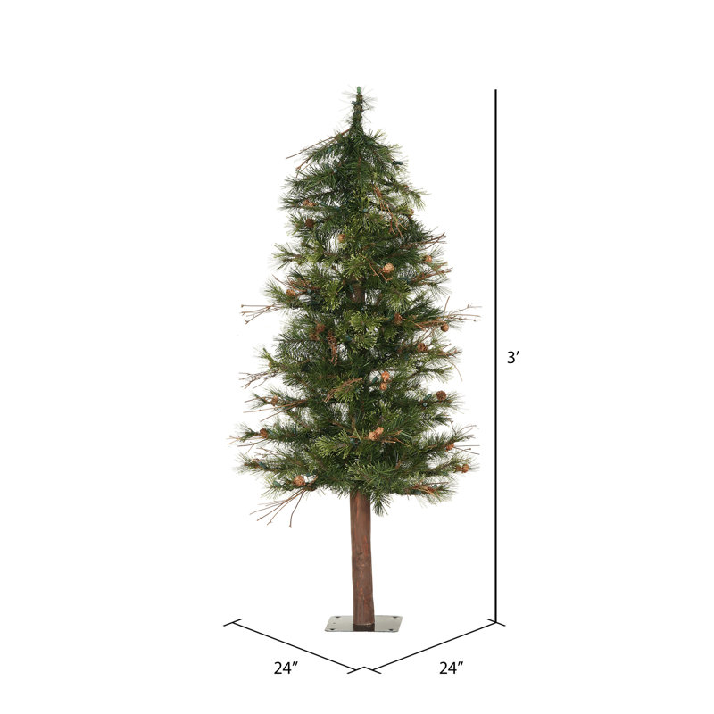 Galarza Pine Christmas Tree, 3' H