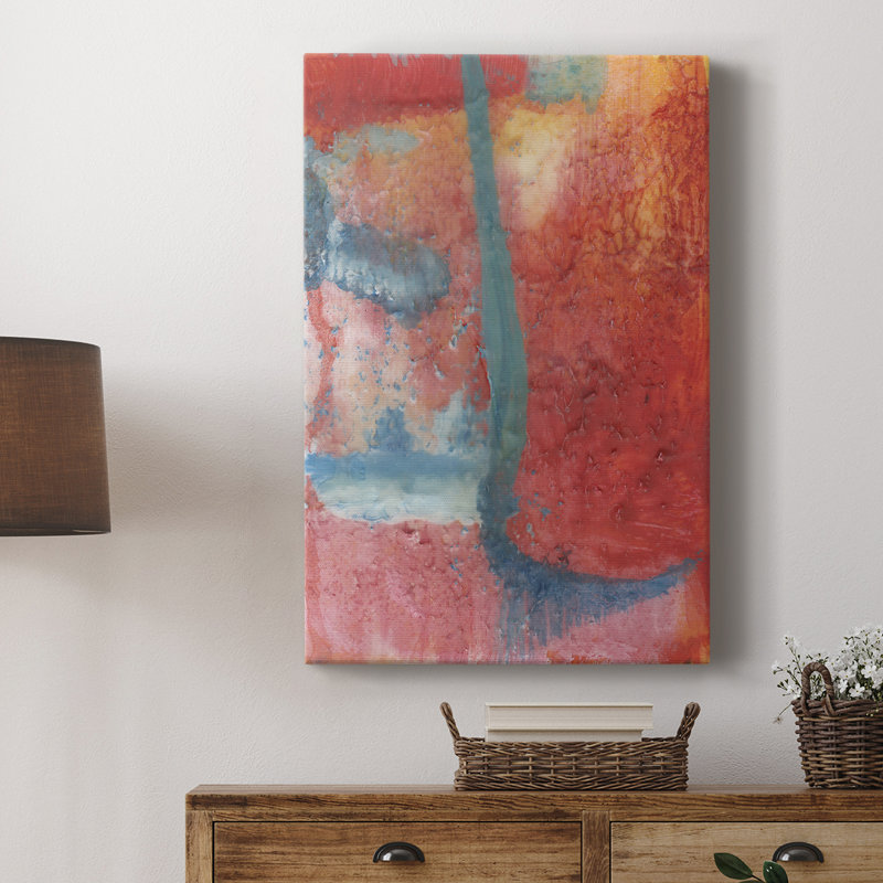 Spring Step II -Custom Wrapped Gallery Cavas, 60" H x 40" W