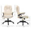 HOMCOM 6-Point Massage Office Chair Heated Seat High Back PU Leather-96788281