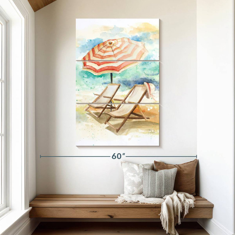 Parasol sur la plage I