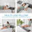 Garnich Reading Bed Rest Gap Wedge Headboard Pillow with Pockets-114176903