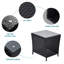 Table basse pour l'extérieur avec 1 table basse en verre trempé transparent -386170682-386170820
