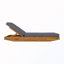 Chaise longue de patio avec coussin pliable en 3-92243827