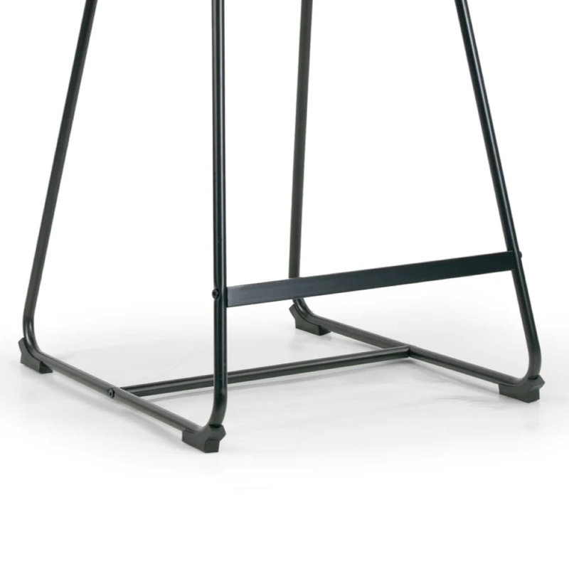Tabouret de bar et de comptoir Volana, Similicuir brun, Tabouret de bar (siège d'une hauteur de 30 po)