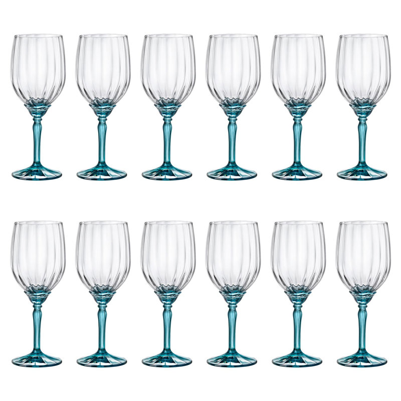 Florian White Wine Glasses, 380 oz.