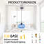 Luminaire suspendu moderne en verre bullé bleu simple | Store à bulles fabriqué à la main | Douille E26 (ampoule non incluse)