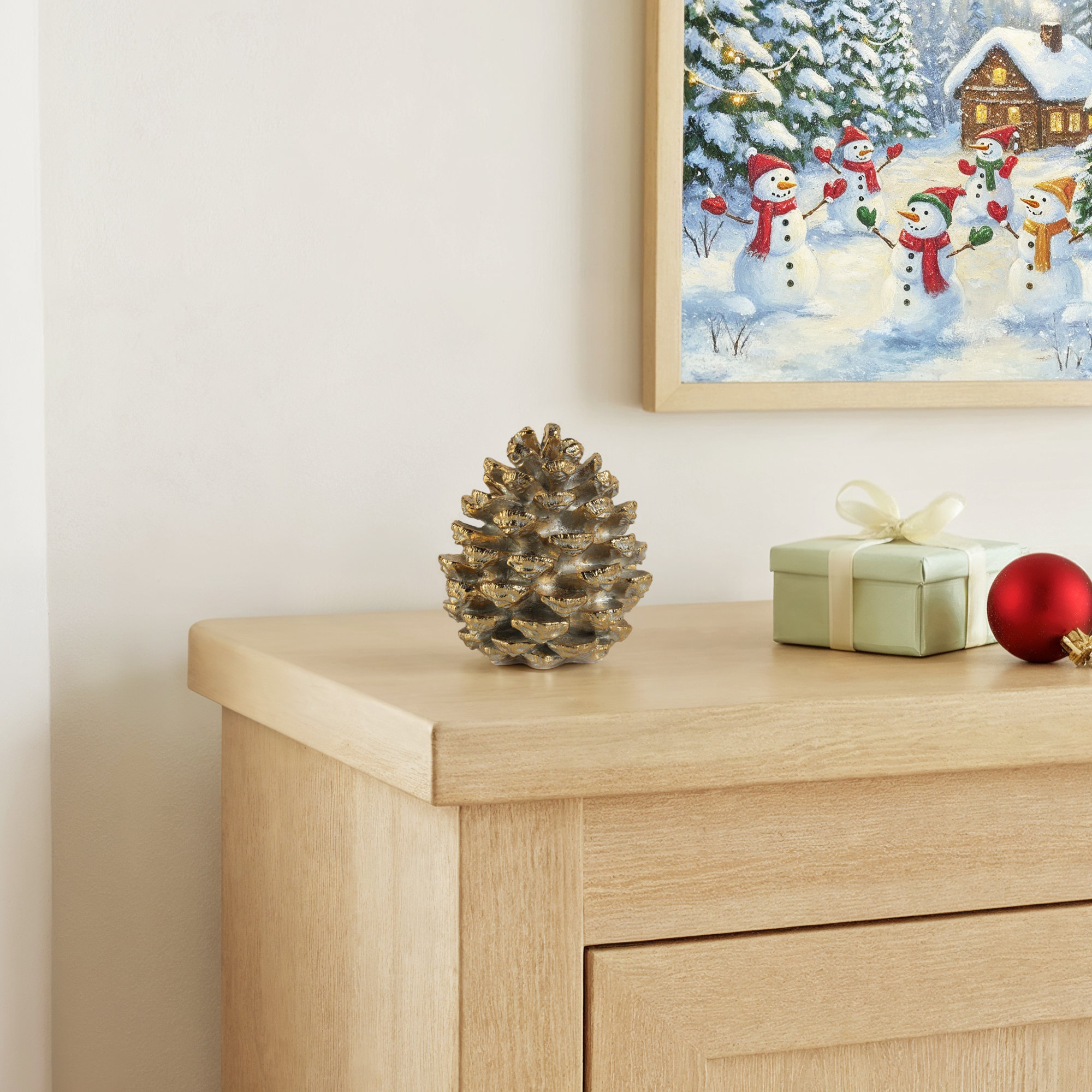 Harvy Christmas Decorative Accent, Gold
