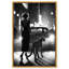 Oliver Gal Night Walk Cheetah Photography - Framed Acrylic Glass Wall Art-1306616772-1306616776