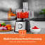 Geepas 3-Tier Food Steamer & 1200W Food Processor Combo