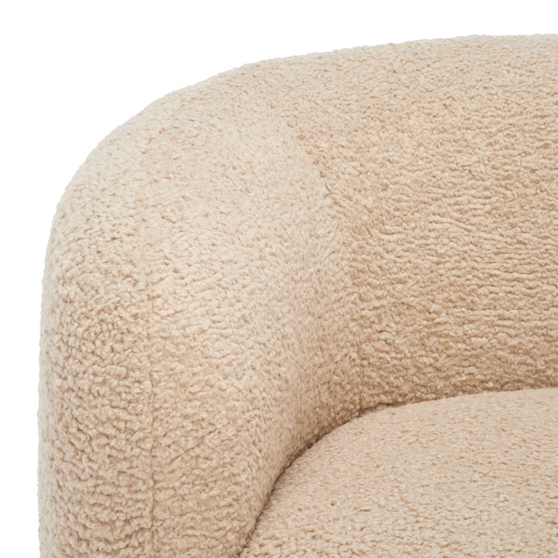 Fauteuil Solace, Sherpa brun clair