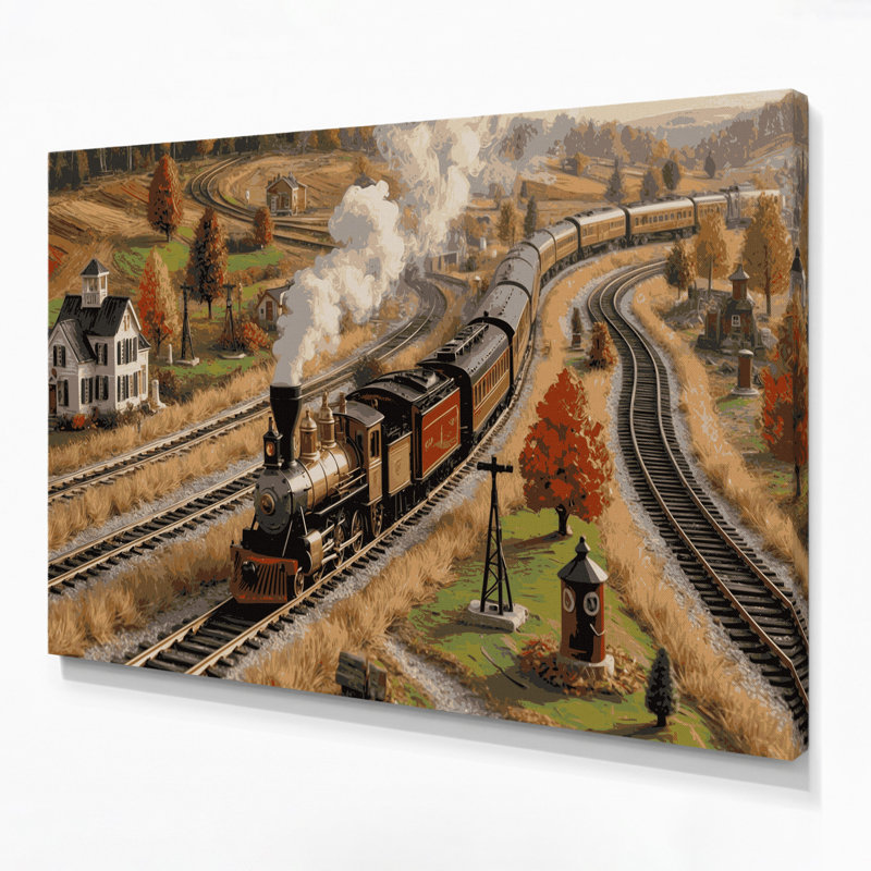 Art sur toile brune, ensemble de transport, H 16 po x l 20 po