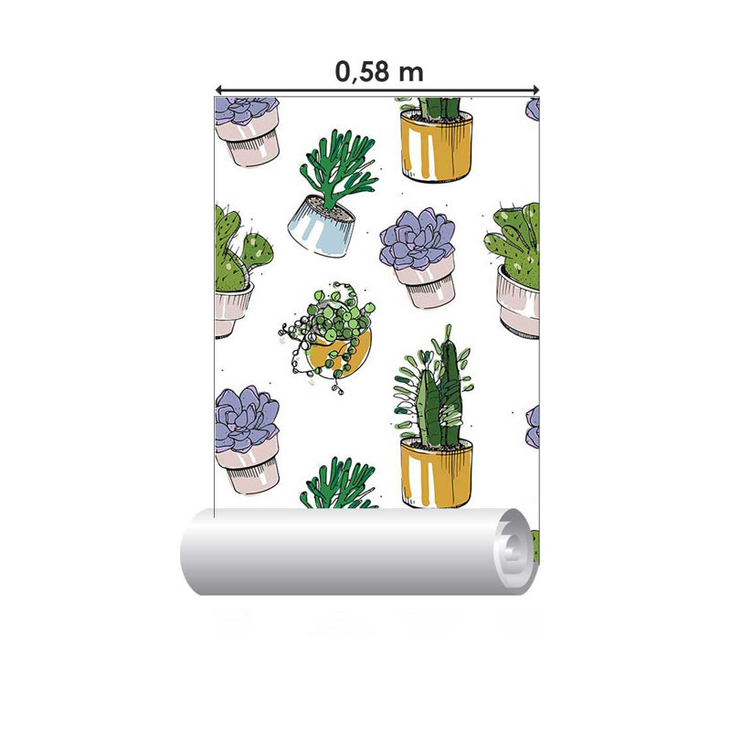 Rouleau de papier peint adhésif doux L 126 po x l 24 po