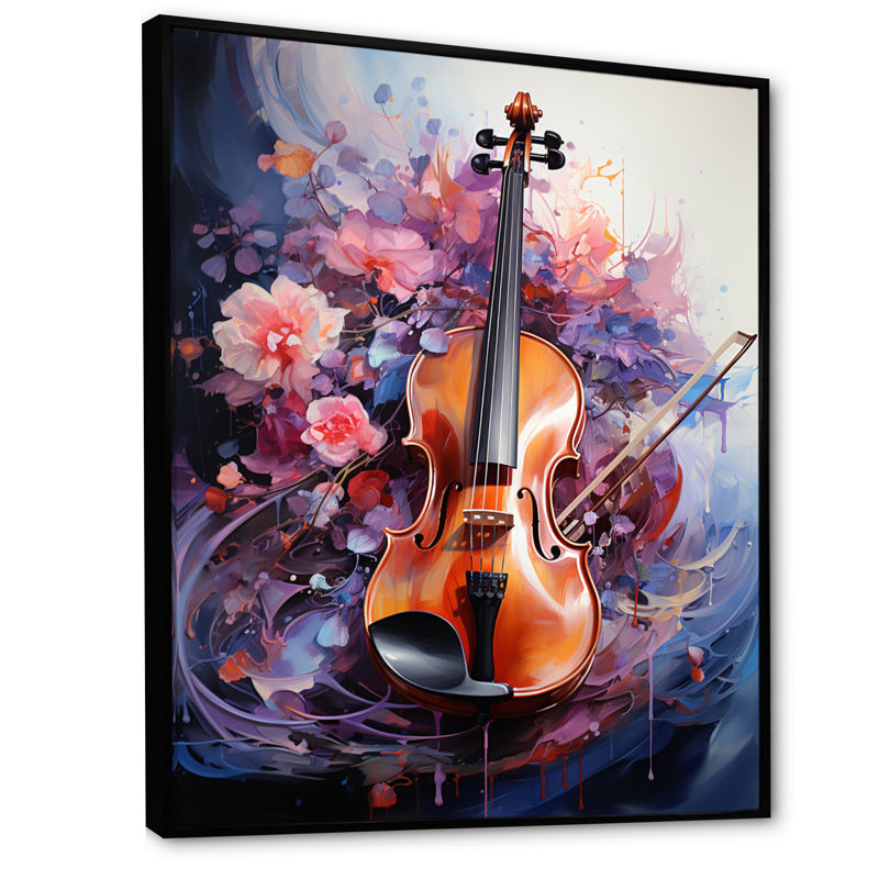 " Africa Symphony II ", Black Floater Framed, 40" H x 30" W x 1.5" D