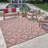 Paseo Powis Red/Beige Transitional Casual Medallion Tile Flatweave Indoor/Outdoor Area Rug-1246762692