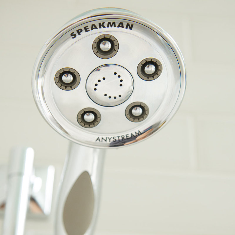 Caspian Chrome Multi-Function Handheld Shower Head