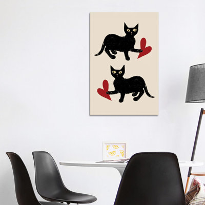 «Love Is Simple», reproduction d'art sur toile tendue
