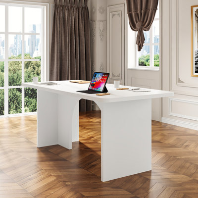 Large 74.8-Inch Conference Table Can Accommodate Up To 8 People by Inbox Zero