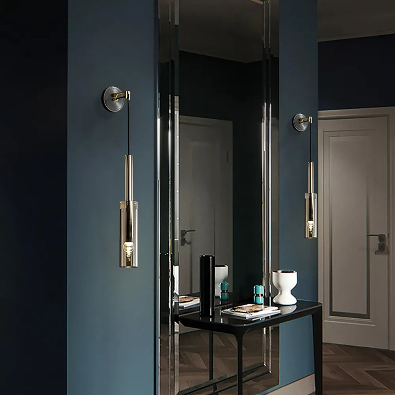 Sieghard Crystal Armed Sconce