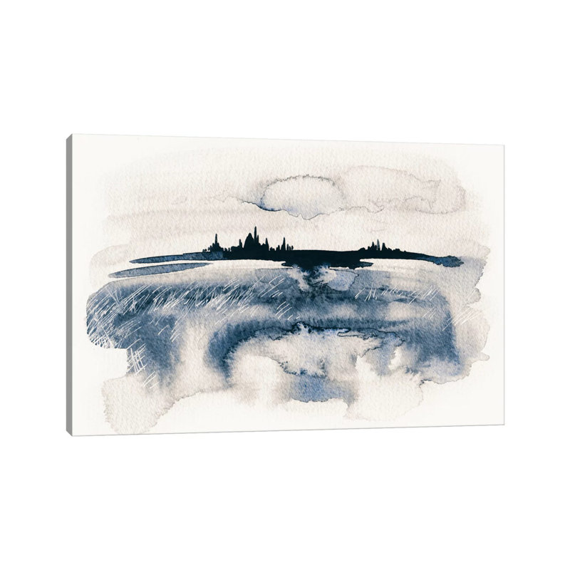 Distant Light 1 Piece Painting on Canvas, 30.48 cm H x 45.72 cm W, Wrapped Canvas