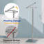 Chrome 56 x 16 x 20 cm Toilet Roll Holder Free Standing