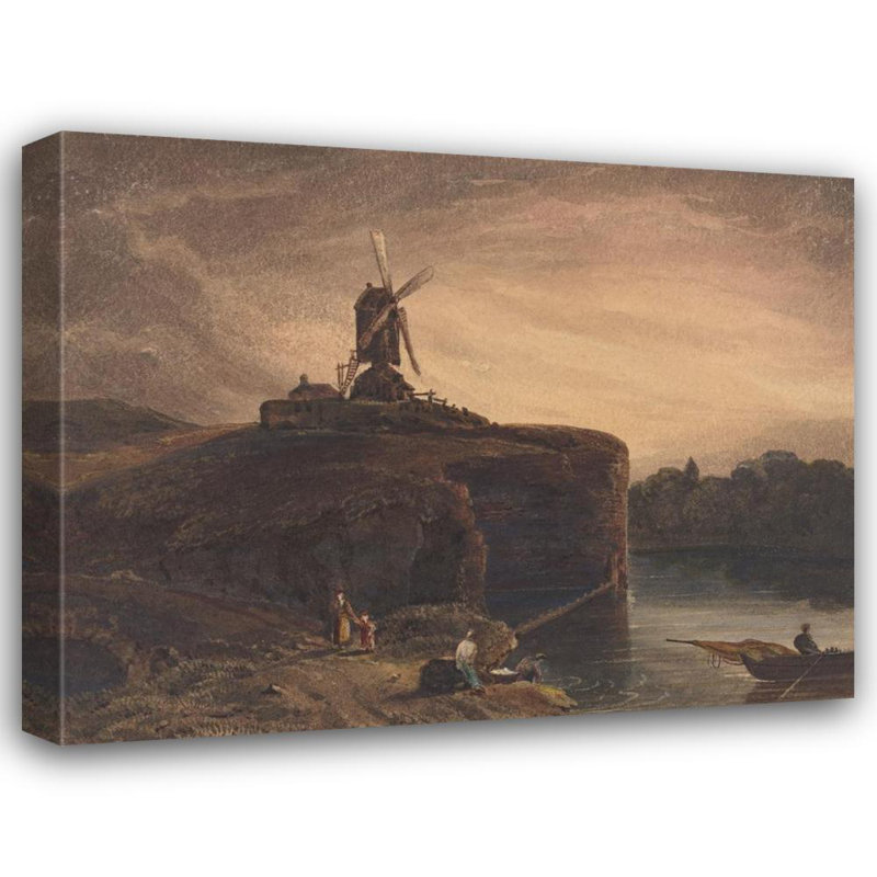 «The Mill» par British 19Th Century - Art mural sur toile tendue avec châssis