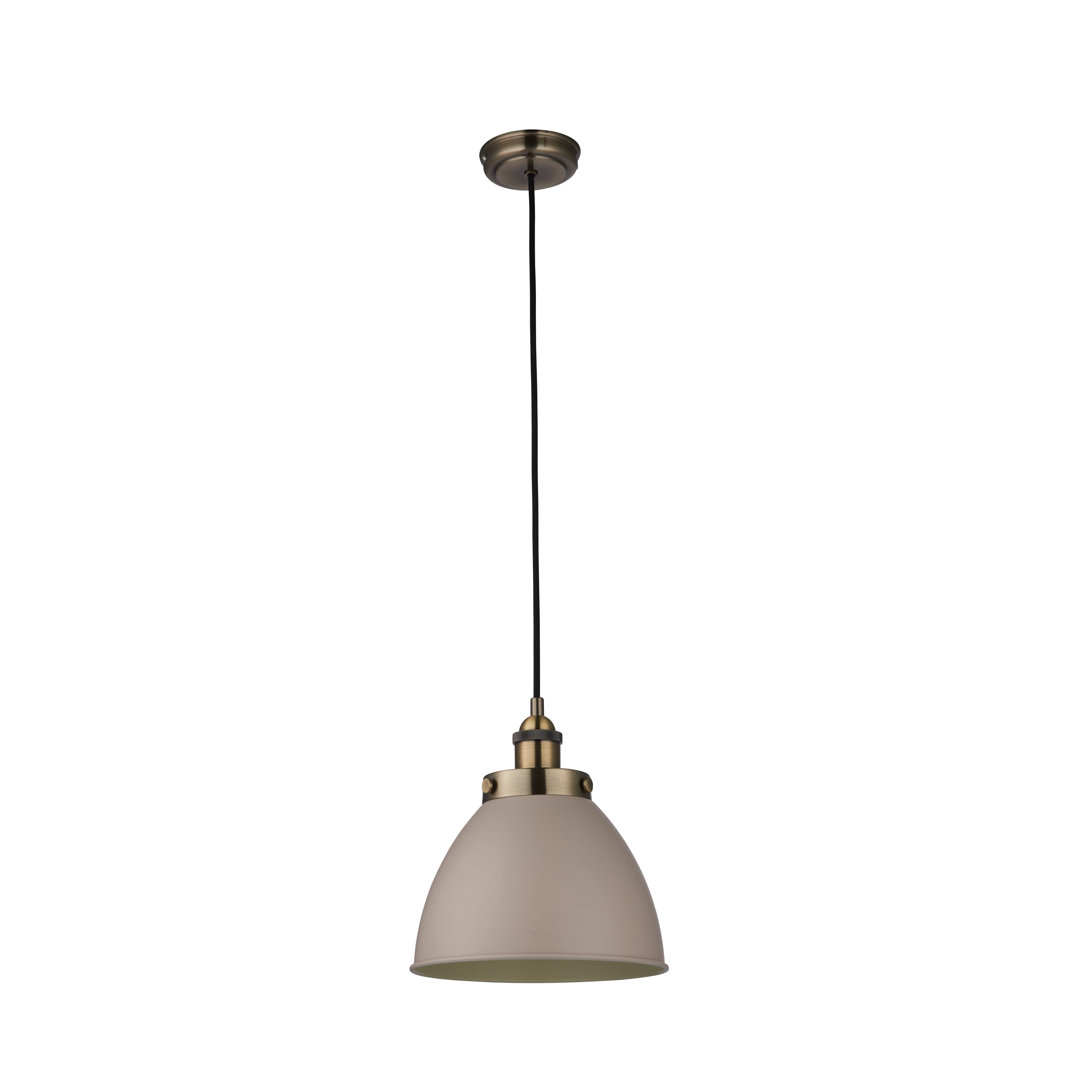 Ziemer 1 - Light Brass Dome Pendant