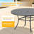 53" Patio Roud Metal Dining Table-982679825