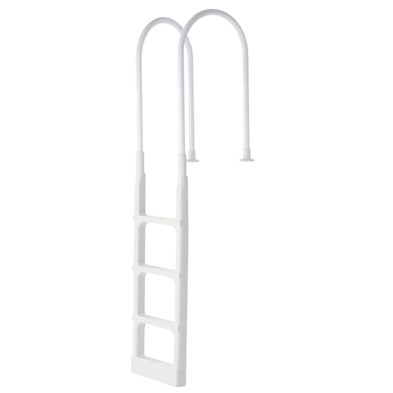 Pool Ladder Thickened 4-Step & 2 Handrails of 300 lb Capacity for 48-54 In Pool
