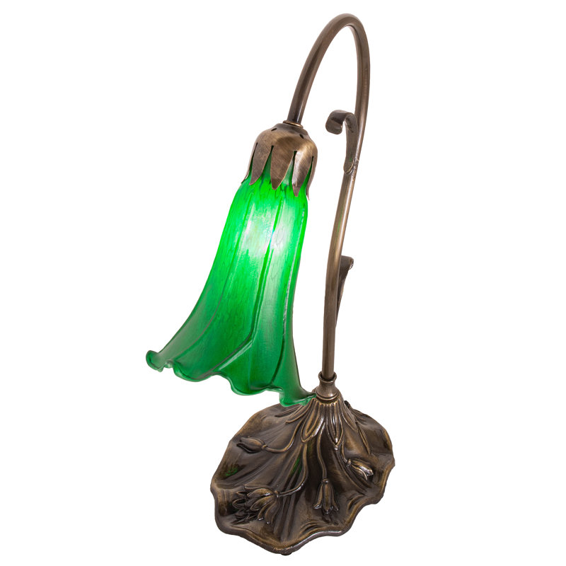 Frentz Arched Table Lamp, Green