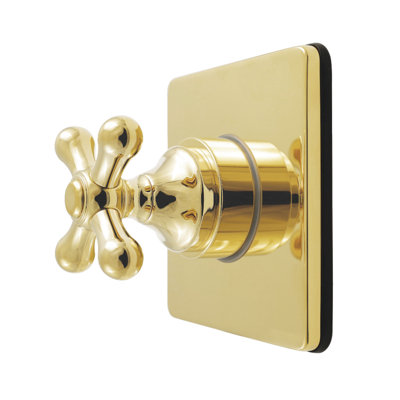 Kingston Brass Restoration Single-Handle Wall Mount Six-Way Diverter Valve with Trim Kit