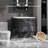 Modern Grey Vanities With Ceramic Sink, Space-saving Wall-mounted Design